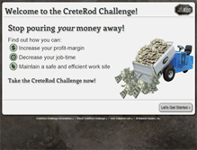 Tablet Screenshot of creterodchallenge.com